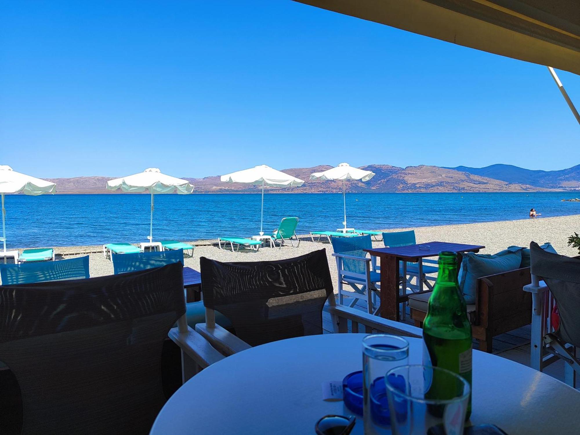 Holiday House With Sea View In Skala Polichnitos Skala Polichnitou المظهر الخارجي الصورة