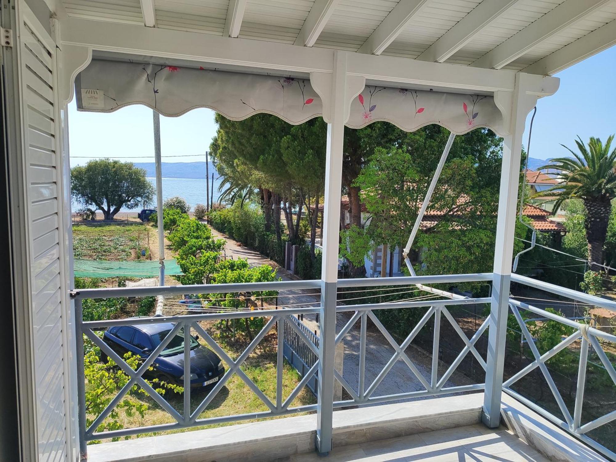 Holiday House With Sea View In Skala Polichnitos Skala Polichnitou المظهر الخارجي الصورة