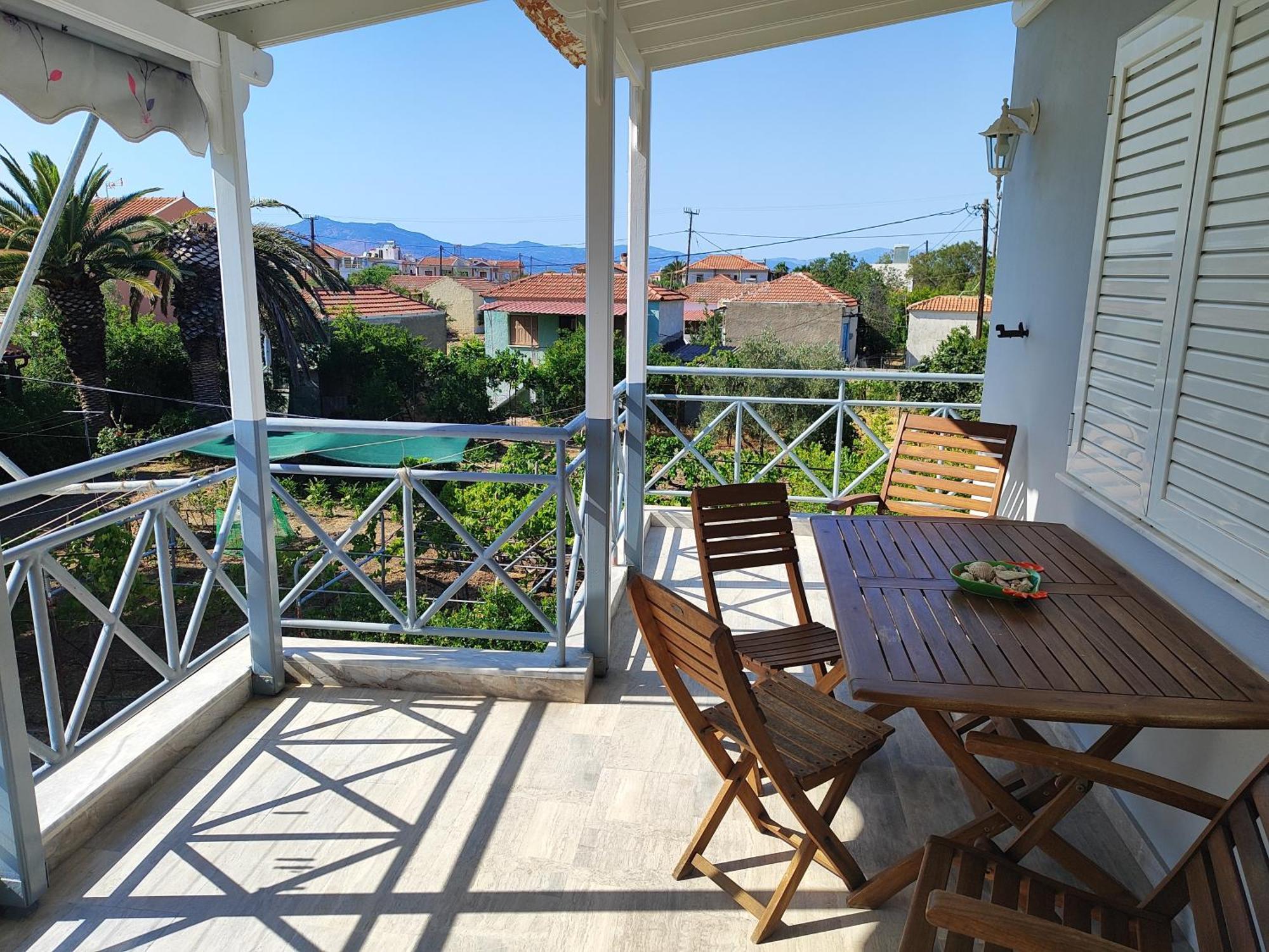 Holiday House With Sea View In Skala Polichnitos Skala Polichnitou المظهر الخارجي الصورة